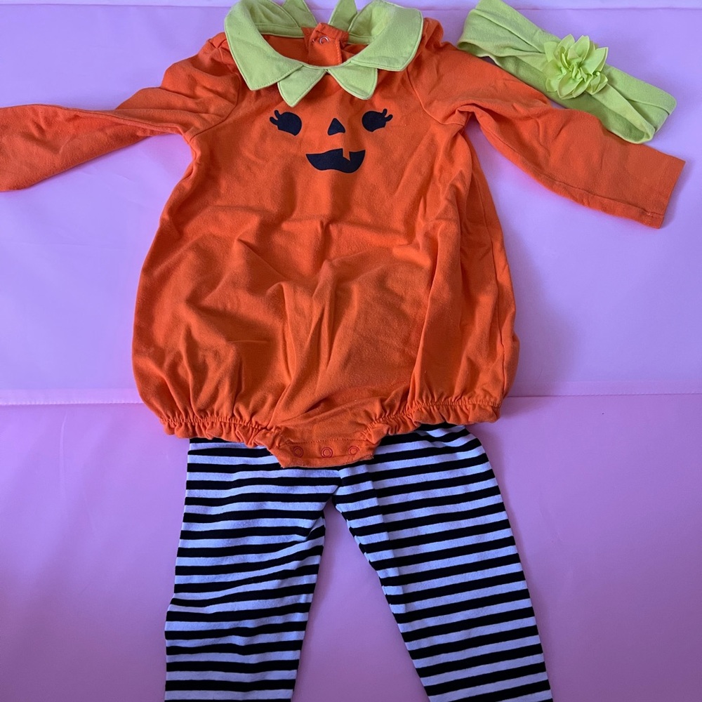 Halloween pumpkin costume 18 months